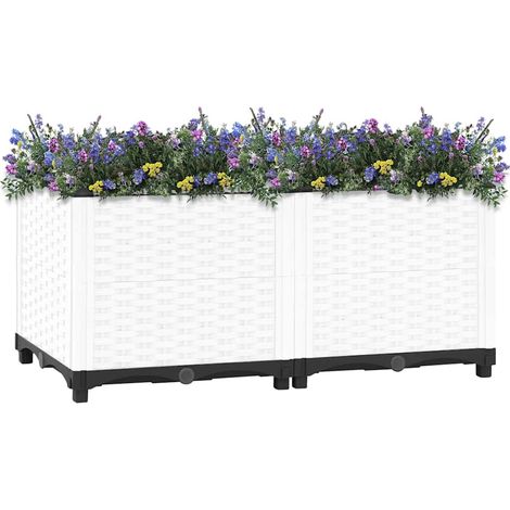 Maison Exclusive - Fioriera Rialzata 80x40x38 cm in Polipropilene