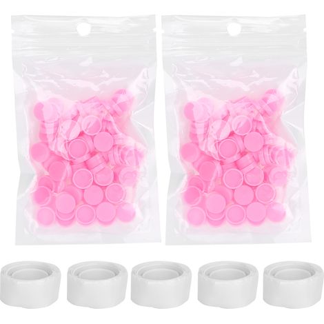 Porte-godet à colle à cils, pigment et colle pour extensions de cils, lot de grande quantité (1/5)