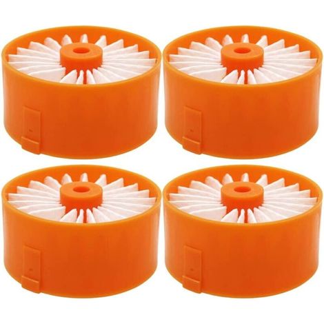 Filtre pour aspirateur sans pour SCHWARZ + DECKER POWERSERIES pour outils de remplacement pour BSV2020G Accessoires de balayeuse (lot de 4 unités) (1/4)