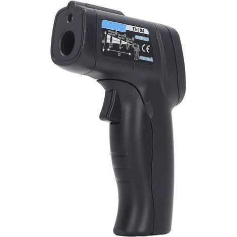 Thermomètre infrarouge laser numérique portable de haute précision, thermomètre laser sans contact, outil intelligent de mesure de température infrarouge pour la cuisine. (1/5)