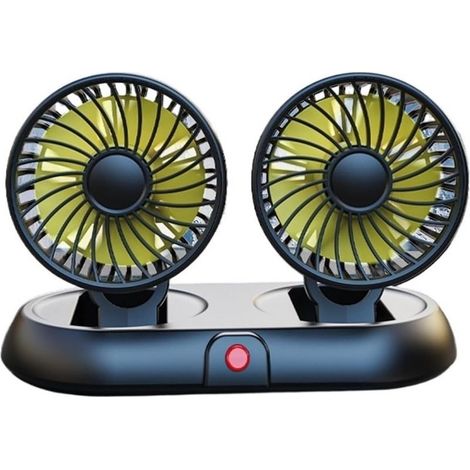 Ventilateur D'air Réglable 360° Voiture, Électrique Automobile (1/5)