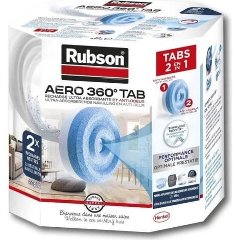 Déshumidificateur d'Air Recharge AERO 360 Recharge Neutre Lot de 2 (1/2)