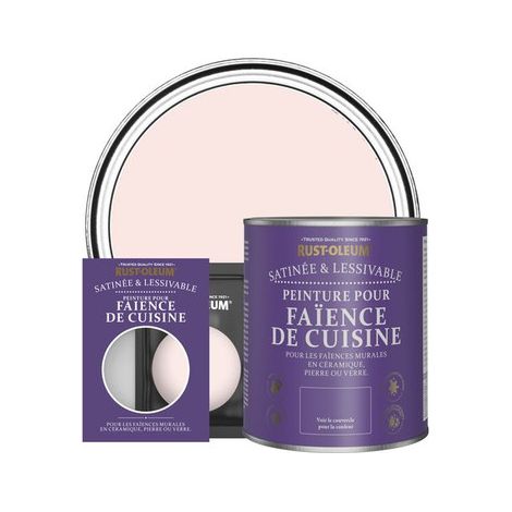 Peinture pour Faïence de Cuisine, Finition Satinée - Vanille Fraise (1/3)