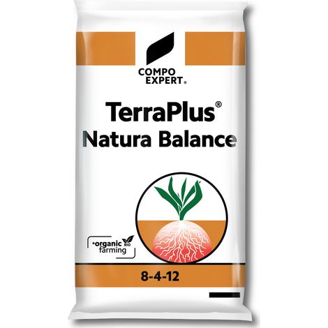 COMPO EXPERT TerraPlus Natura Balance 25 kg engrais, fruits, viticulture, houblon, aménagement paysager