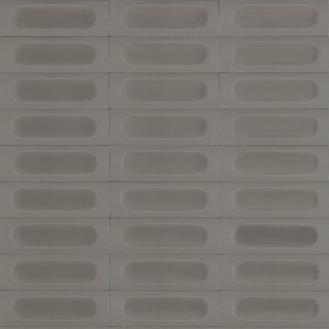 Carrelage Effet Zellige Gris Foncé CONFETTO Avio 5x15cm 3D (1/2)