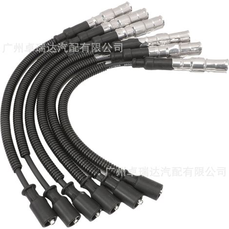 A2721500318 Ensemble de cabling de bobine d'allumage for Mercedes-Benz W204, kit de faisceau d'allumage en 6 pièces. (1/4)