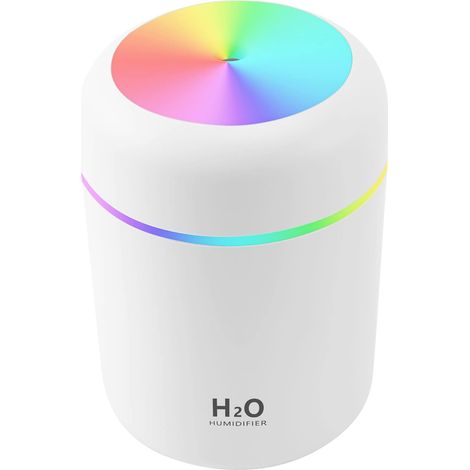 Mini Humidificateur d' Frais et Coloré, Humidificateur d' de Bureau USB pour Bureau, Chambre à Coucher, Etc. (1/5)