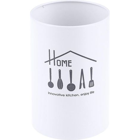 Organisateur cylindrique de rangement pour couverts et ustensiles de cuisine, support de rangement pour vaisselle (1/5)
