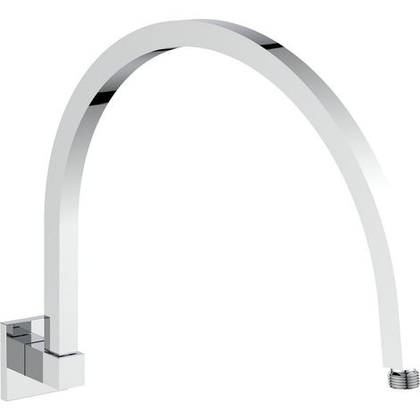 Braccio doccia orientabile quadrato 40 cm