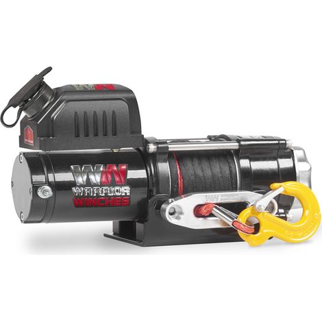 Bootswinde Elektrisch Seilwinde Boot Trailer Anhänger Warrior NINJA 3500LB 1,6 t 12 V Kunststoffseil