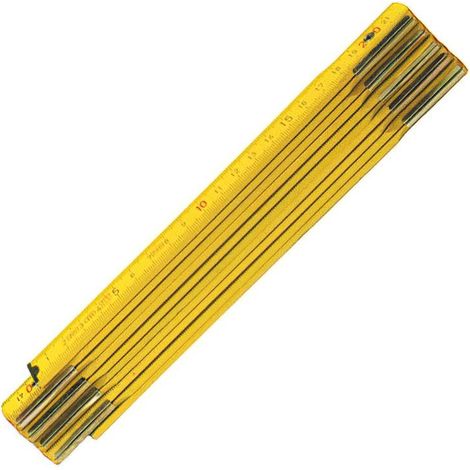 MAURER metro plegable madera maurer  2 metros. , Metro plegable madera Maurer- Medida: 2 metros- Hecho en madera.- Ideal para trabajos de construcción. (1/2)