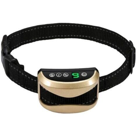 Anti Bark Collar, Electric Dog Collar, Rechargeable Training Collar, Gold (1/3)