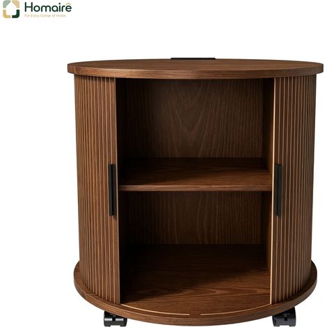 Aufbewahrungseinheit mit Schubladen, braun, im Holzdekor 60 x 60 x 60 cm HOMAIRE (1/5)