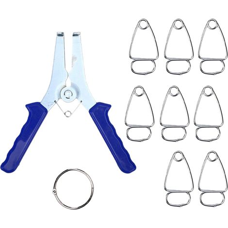 Kit de pinces à ressort et pinces à onglet, ensemble de pinces pour le travail du bois en acier inoxydable pour la fixation du cadre photo, finition des garnitures en bois (1/5)