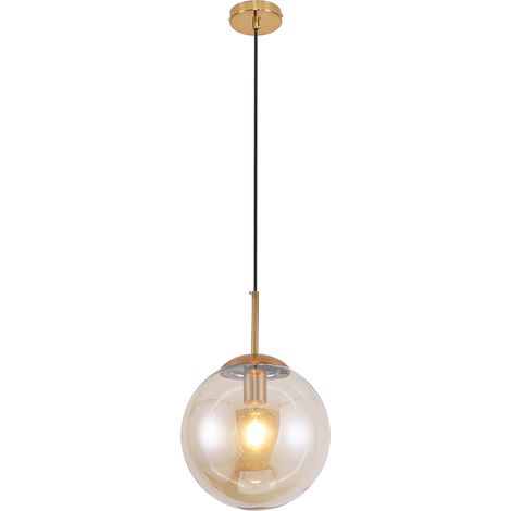 Kugelförmige Deckenleuchte - Pendelleuchte aus Kristall - Alvis Beige