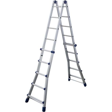Scala - in Alluminio - BRIKO BLU BRIKO BLU - 5,12 M - Max 150kg - BB/4