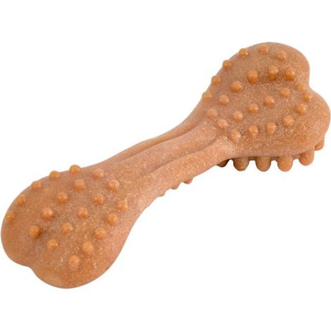 Os à mâcher orange « à pointes » de 17 cm (1/2)
