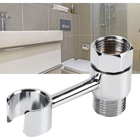 Support de douchette WC avec bidet intégré, support de pommeau de douche en cuivre rotatif à 360°, support de pommeau de douche sans perçage (1/5)