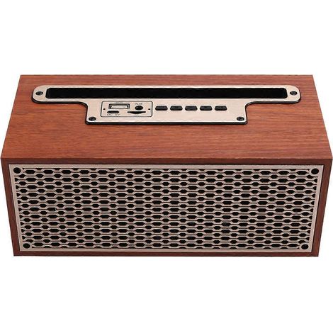 Enceinte Bluetooth rétro sans fil pour la maison, caisson de basses, système audio avec télécommande, home cinéma Bluetooth portable (1/4)