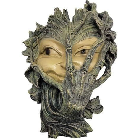 Statue de nain de jardin, ornement en bois timide, décoration extérieure, figurine pour jardin.
