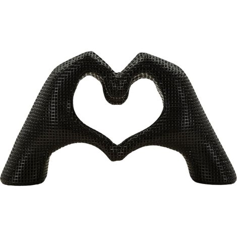 Sculpture décorative en résine noire, 25x7,5x13,5 cm – Lover (1/5)