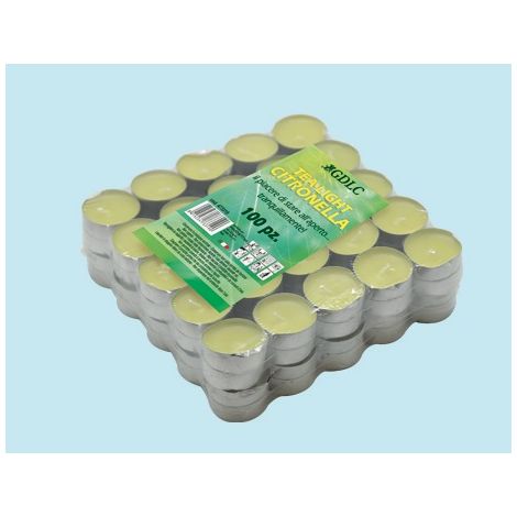 Lapillo TL100CT Candela Citronella Tealight 100 Pezzi (1/3)