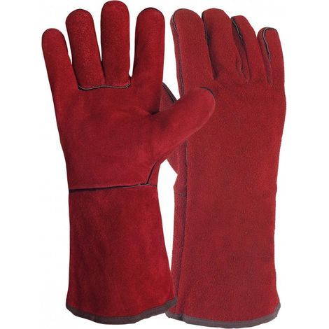 Leather welding gloves - L.34 cm - abrasion and heat resistantHigh quality enhances quality of life. (1/5)