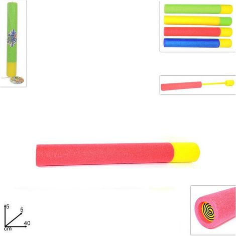 Trade Shop - TUBO SPARA ACQUA SPRUZZA ACQUA DIVERTIMENTO MARE BAMBINI ESTATE GIOCO 40CM -