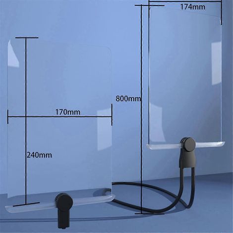 Hochauflösende, vertikale Acryl-Vergrößerungsglasscheibe, weiß
