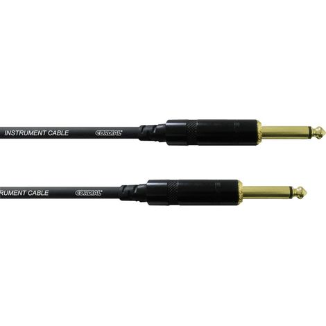 Cordial CCI 9 PP Klinke Instrumenten Kabel [1x Klinkenstecker 6.35 mm - 1x Klinkenstecker 6.35 mm] 9