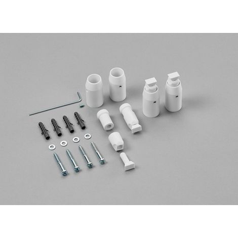 Wandmontage-Set f.Universal elektrisch RAL 9016