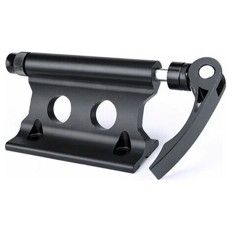 Fourche en aluminium et porte - vélo Quick release pour remorque ou porte - camion fourche avant vélo Quick remove porte - bagages à clip fixe, noir (1/5)