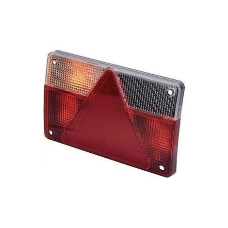 Cabochon gauche de feu FP82 – Clignotant, stop, croisement, éclairage plaque – Largeur 237mm, hauteur 138mm – Anti-brouillard – (1/4)