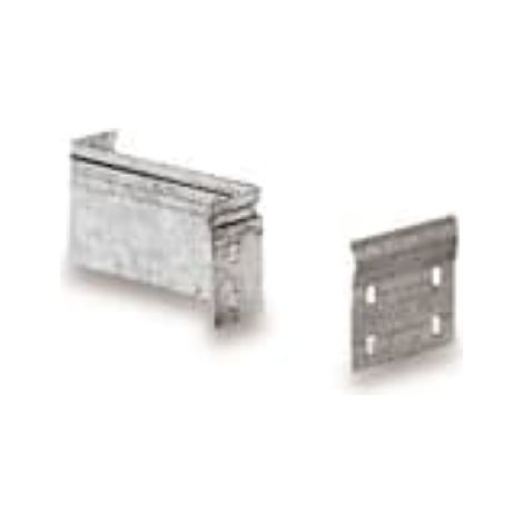 Giunto riduttore sinistro h75 diametro 100 mm acciaio zincato abb 07752 (1/3)