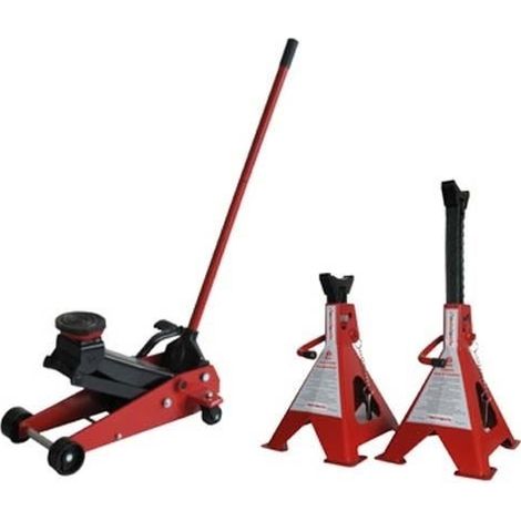 Kit Gato de Carretilla 3T + 2 Caballetes CATM300SET METALWORKS