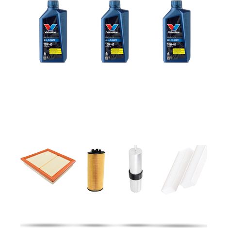 Kit tagliando 3 FILTRI e 3L OLIO compatibile con Nissan Micra III (k12) 1.2 12v 59kw Dal 2003 al 2010 (1/5)