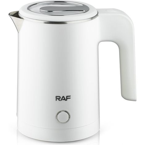 Bouilloire électrique RAF 0,8L, 600W, blanche - R.7812, chauffe-eau rapide, petite capacité, idéale pour voyage et bureau. (1/5)