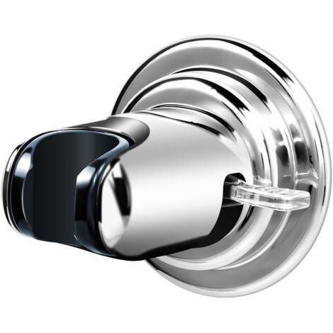 BUNTHAUS Support de Douche, Main Remplaçable Pommeau de Douche Sous Vide Solide, Universel Réglable, Support de Ventouse Mural Amovible, Plastique ABS (1/5)