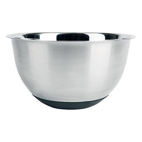 Bol avec Base antidérapante, Acier Inoxydable, argenté 24 cm Argent (1/2)