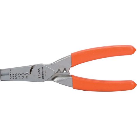 Pinza crimpatrice Bahco crb05 capacità 0,5-2,5 mm² acciaio