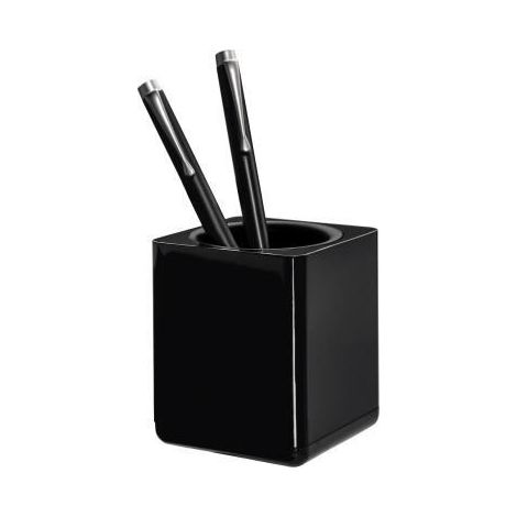Stifteköcher i-Line 7,9 x 9,6 x 7,9 cm (B x H x T) ABS Kunststoff schwarz (1/4)