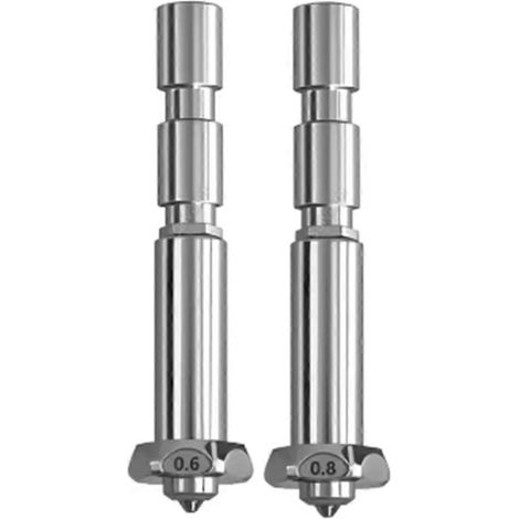 2-teiliges Düsenset für 3 Max-Düsen, 3 Max Combo Schnellwechseldüse, gehärteter Stahl, 0,6/0,8 mm, 3 Max-Zubehör (1/5)