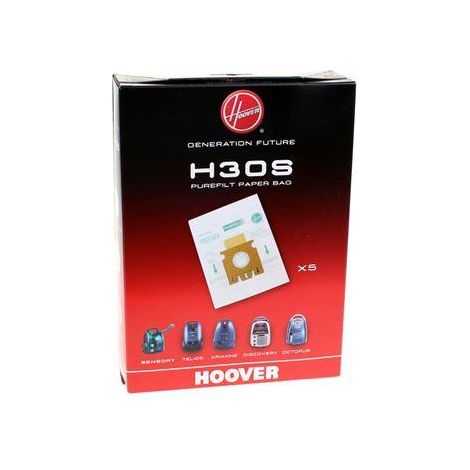 Ersatzteil - 5er Pack Staubsaugerbeutel H30S SENSORY TELIOS ARIANNE -  - HOOVER, CANDY