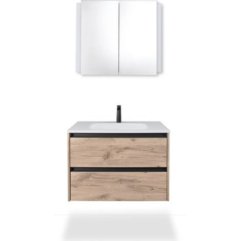 Duravit Sivida Möbelwaschtisch, 1 Hahnloch, ohne Überlauf, (1/4)