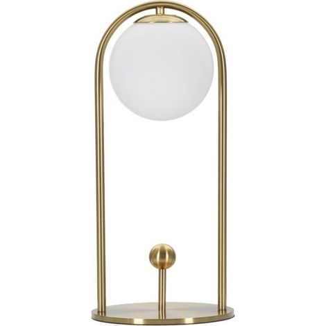 bigbuy GLAMY ARC lampada da tavolo dorata 47 cm design essenziale (1/5)