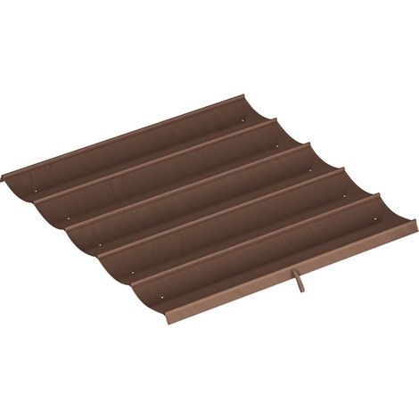 Ersatzdach für 3 x 3 m Pergola, einziehbar, Polyester, Kaffee, OKMYHOME (1/5)