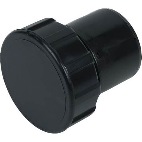 FloPlast 32mm ABS Solvent Weld Access Plug - Black