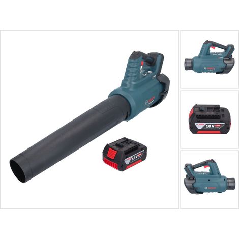 Bosch GBL 18V-750 Soffiatore professionale a batteria 18 V BITURBO Brushless + 1x batteria ricaricabile 5,0 Ah - senza caricabatterie