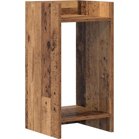 Support de Plante Bois ancien 30 x 30 x 60 cm Bois d’ingénierie vidaXL (1/5)