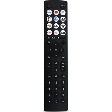 Télécommande TV Compatible avec Hisense ERF2D36H, sans Configuration et sans Commande Vocale (1/5)